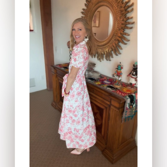 NWT Pink Floral A-line Dress-S - Picture 11 of 17